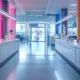 a striking image of a modern pharmaceutical laboratory, illuminated by bright daylight, showcasing sleek, state-of-the-art equipment and vibrant display panels highlighting various branded medicine franchises, symbolising innovation and entrepreneurial spirit in the pharmaceutical industry.