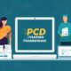 Diverse professionals discussing PCD pharma franchise opportunities in a modern office