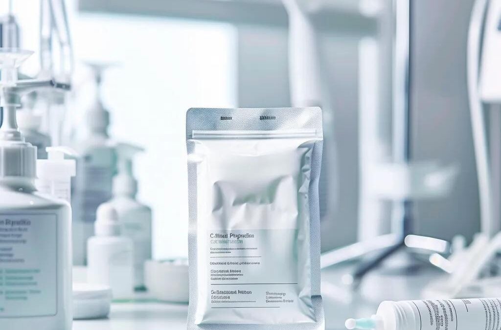Calcium Polystyrene Sulfonate sachet in a clinical setting