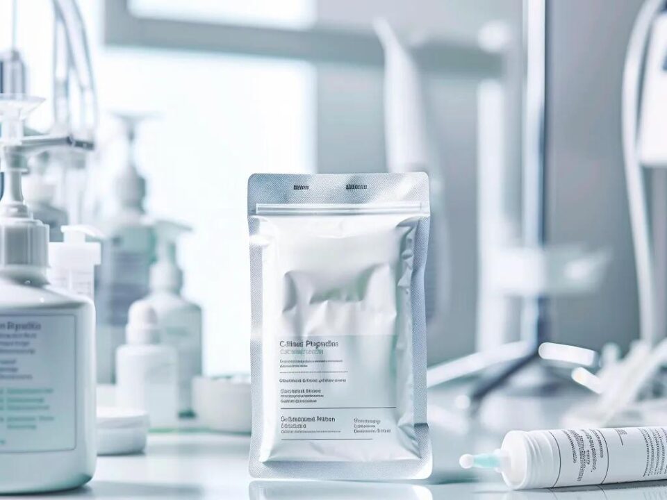 Calcium Polystyrene Sulfonate sachet in a clinical setting